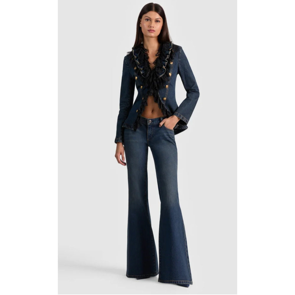 Alice + Olivia ELMIRA DENIM JACKET NWT - Picture 5 of 16